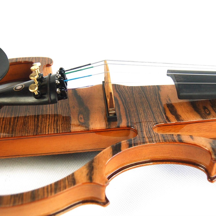 Kinglos KNG MWDS-1902 Elektro Keman 4/4 (Profesyonel - Silent) | Kulaklık Çıkışlı Sessiz Çalışma Modu, Modern Tasarım, Taşıma Çantalı Set